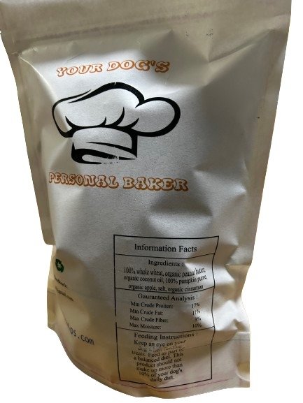 Peanut Butter Pumpkin Dog Chips 12oz